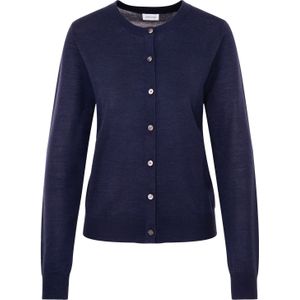 SEIDENSTICKER Gebreid vest 'The Knits'  donkerblauw