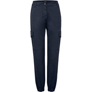 Oxmo Cargobroek  blauw gemêleerd