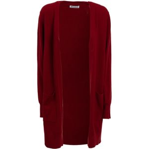 Influencer Gebreid vest  bordeaux