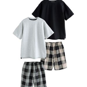 Next Nachtkledij  donkerbeige / grijs / zwart