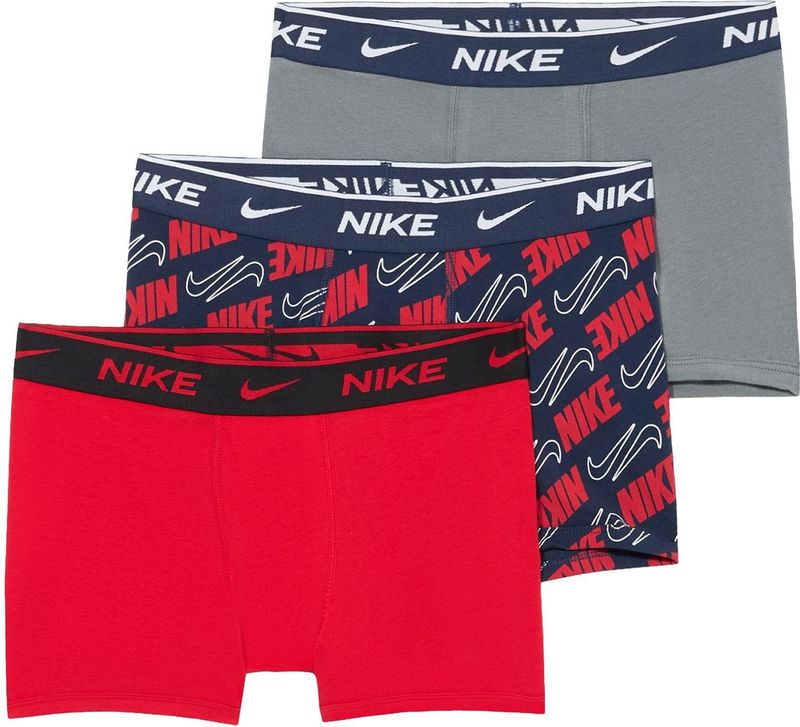 Nike Sportswear Onderbroek 'EVERYDAY'  navy / grijs / vuurrood / wit