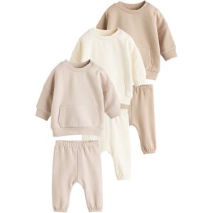 Next Set  beige / crème / donkerbeige