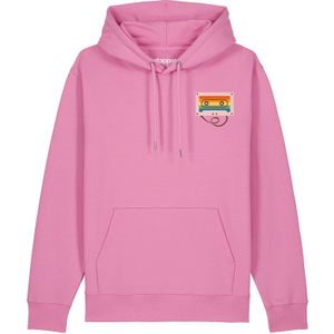 Watapparel Sweatshirt ' Rainbow Cassette '  groen / rosa / rood / wit