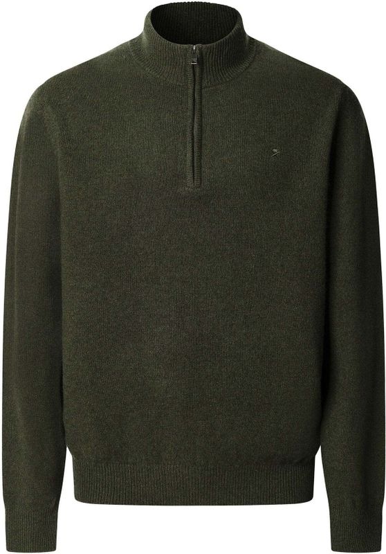 Hackett - Lambswool - Trui - Halve Rits