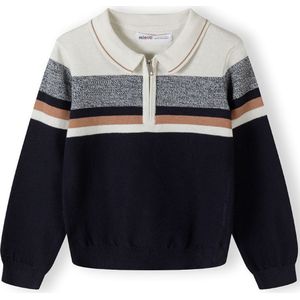 MINOTI Trui  lichtbruin / zwart / wit