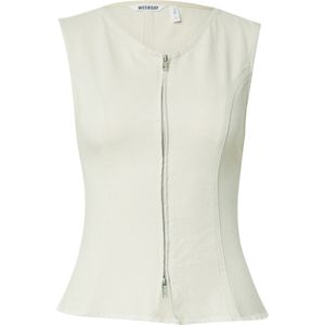WEEKDAY Bodywarmer 'Romy'  white denim