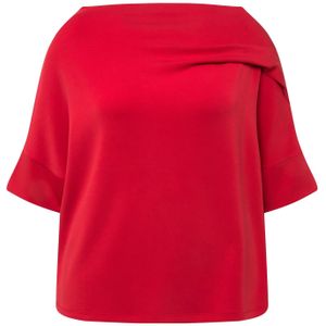 Ulla Popken Sweatshirt  rood