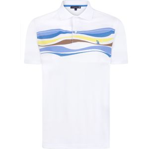 Giorgio di Mare Shirt  lichtblauw / bruin / geel / wit