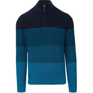 KOROSHI Trui  navy / cyaan blauw / petrol