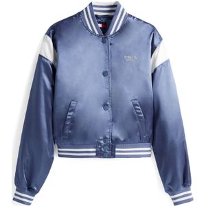Tommy Jeans Tussenjas  royal blue/koningsblauw / wit
