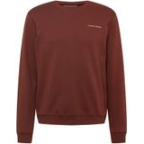 Casual Friday Sweatshirt 'Severin'  kastanjebruin / wit