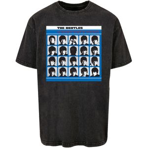 F4NT4STIC Shirt 'The Beatles Retro'  blauw / zwart / wit