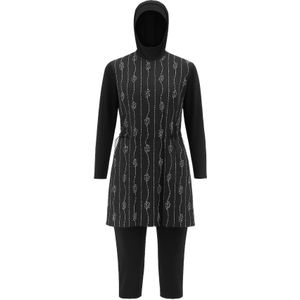 C&City Badpak  zwart / wit