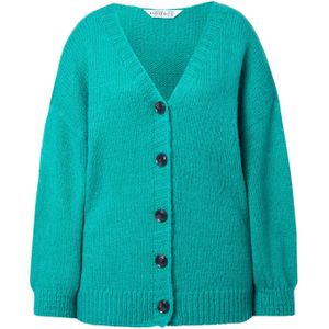 Studio Untold Gebreid vest  turquoise