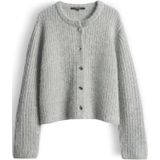 Gebreid jack met ronde hals, model 'TIAH'