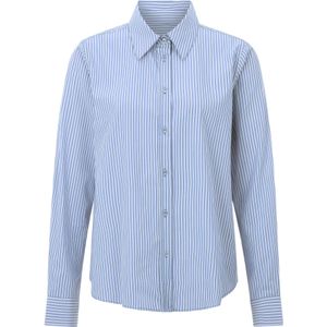 Rich & Royal Blouse  lichtblauw / wit