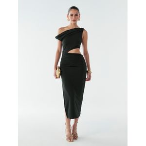 BWLDR Jurk 'Maree'  donkergroen