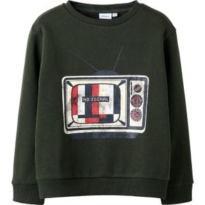 NAME IT Sweatshirt  marine / spar / donkerrood / offwhite