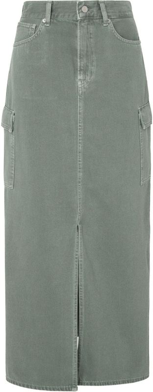 PJL - PL901143 - Lange Rok - Zwart - 100% Katoen