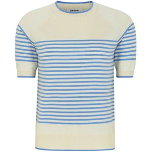 Soft Rebels Trui 'Marla'  ecru / lichtblauw