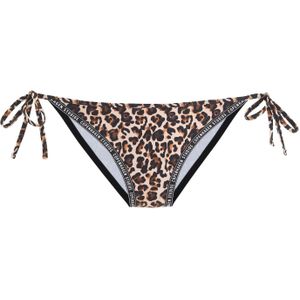 Copenhagen Studios - Leody - Bikinibroekje - Bruin gedessineerd - Met trendy animal-print