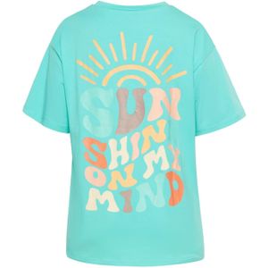 Gaya Shirt  beige / turquoise / oranje / pasteloranje