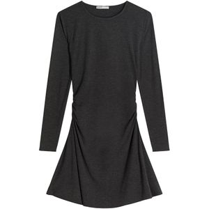 Bershka Jurk  donkergrijs