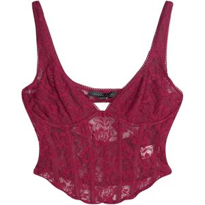Bershka Top  bourgogne