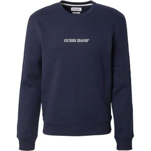 GUESS JEANS Sweatshirt  navy / wit