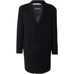 BOSS - HYDE - Wollen Jas - Slim Fit - Effen/Gemêleerd