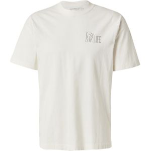 Abercrombie & Fitch Shirt  crème / donkergeel / grijs / donkergrijs