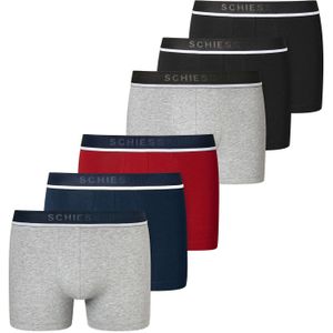 SCHIESSER Boxershorts '95/5'  navy / grijs / rood / wit
