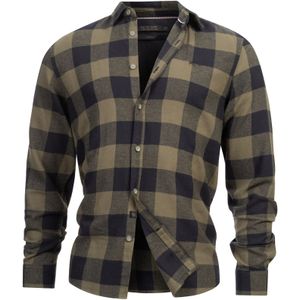 INDICODE JEANS Overhemd  navy / olijfgroen