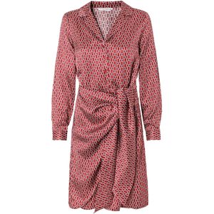 TATUUM Blousejurk ' ZAMORA '  blauw / donkerrood / wit