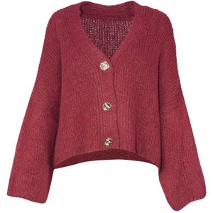 Seasons of April Oversized vest 'JOJO'  bordeaux