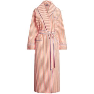 Polo Ralph Lauren Badjas kort ' Shirting Stripes '  oranje / wit