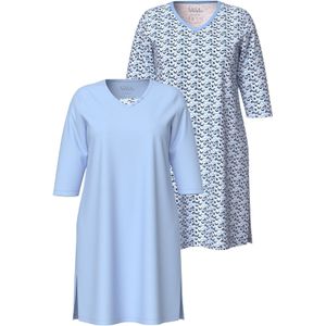 Ulla Popken Nachthemd  lichtblauw