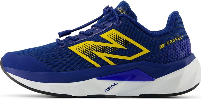 New Balance - Bungee FuelCell Propel V5 - Sneakers - Donkerblauw / Geel