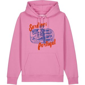 Watapparel Sweatshirt 'Sardines Portugal'  donkerblauw / kreeft / rosa