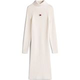 Tommy Jeans - Jurk - Gemengde Kleuren - Knitwear - 3/4 Lengte - Wijde Pasvorm - Lange Mouw