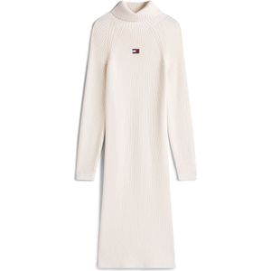 Tommy Jeans - Jurk - Gemengde Kleuren - Knitwear - 3/4 Lengte - Wijde Pasvorm - Lange Mouw