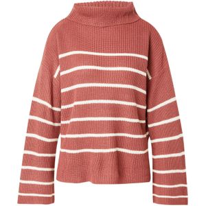 VILA Trui  bordeaux / wit