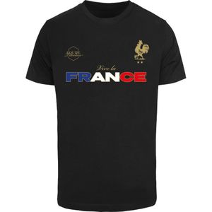 Mister Tee Shirt 'France'  blauw / rood / zwart / wit