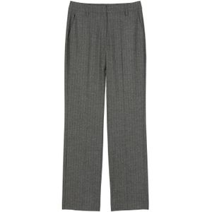 Smalle broek van wolmix