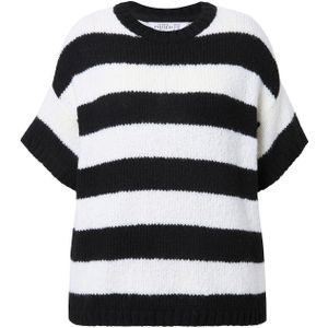 Studio Untold Trui  zwart / wit