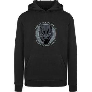 F4NT4STIC Sweatshirt 'Marvel Black Panther Made in Wakanda'  grijs / zwart