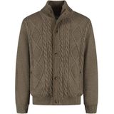 MGO Gebreid vest  kaki