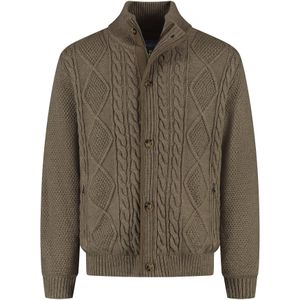 MGO Gebreid vest  kaki