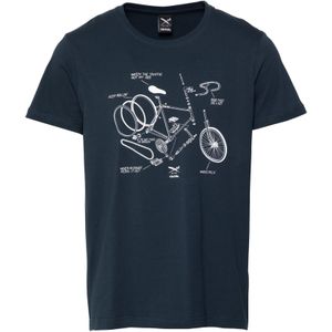 Iriedaily Shirt 'Bikeplosion'  nachtblauw / wit
