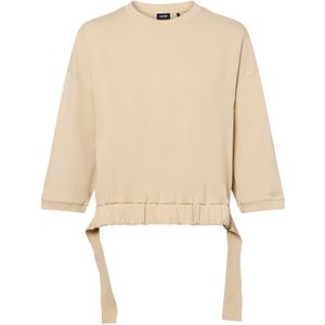 JOOP! - Sweatshirt - Beige - Normale Pasvorm - Driekwart Mouw
